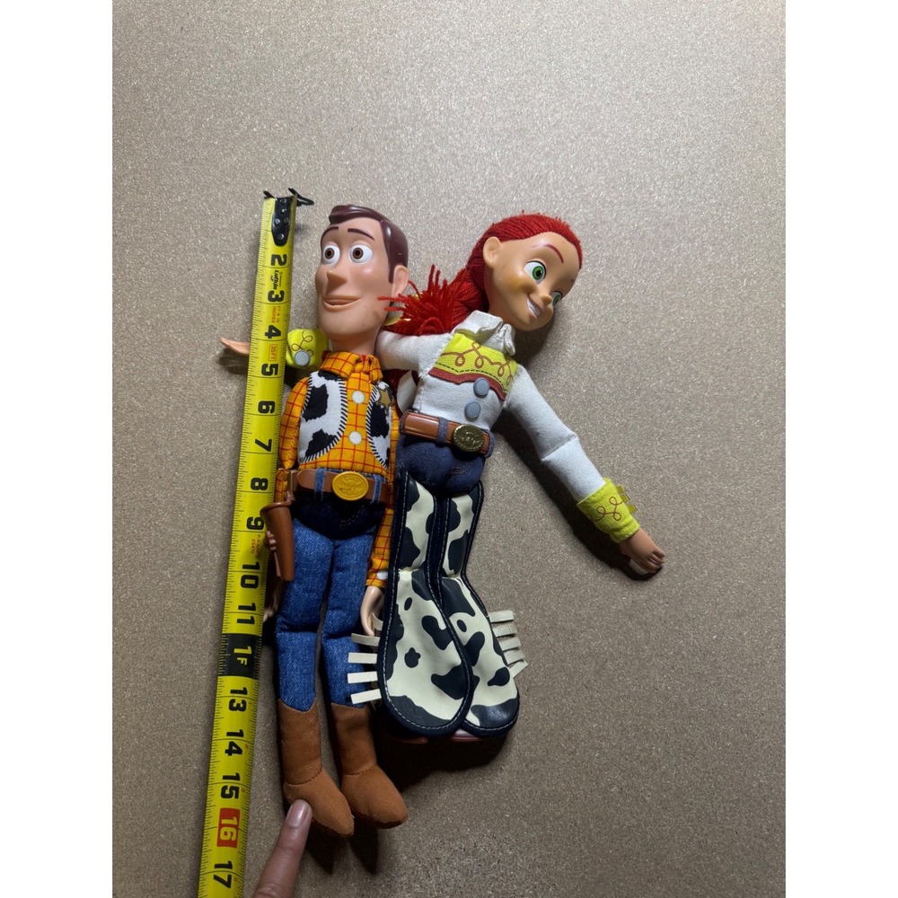 Disney Pixar Toy‎ Story Woody & Jessie Plush Dolls Set Kids Toys Collection - Picture 3 of 4